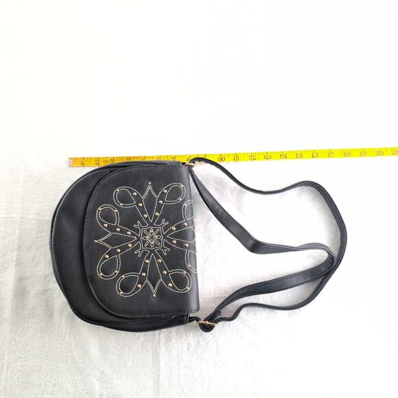 Avon Signature Collection Crossbody Purse NWOT Faux Leather Studded Snowflake - Picture 9 of 9